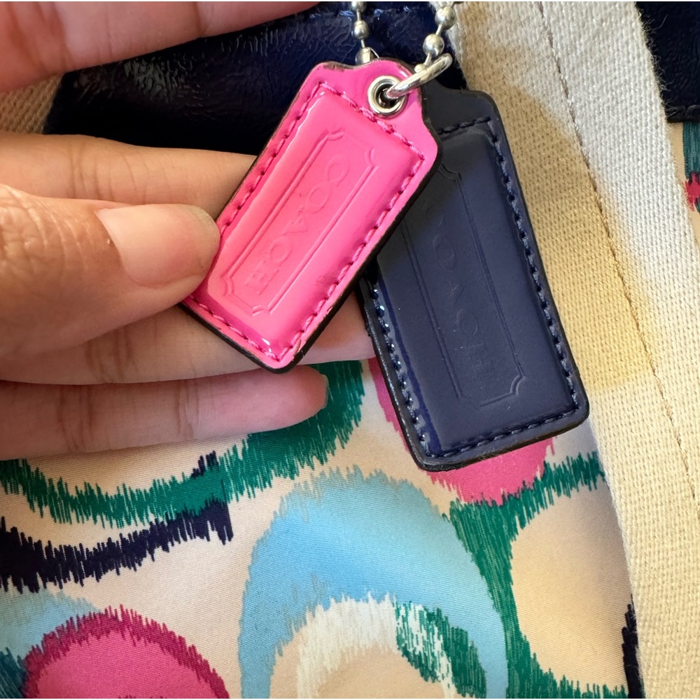 Coach Ikat Print Small Backpack - Picture 4 of 8